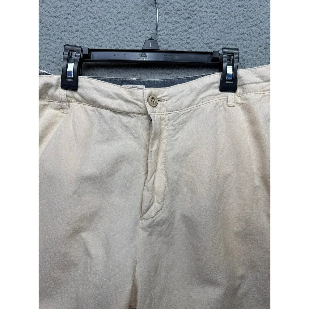 Faherty Linen Shorts khaki size 36
